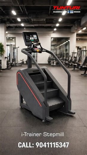 Tunturi Professional on Instagram: "The Tunturi i-TRAINER Stepmill delivers a powerful climb with smooth steps and full lower-body engagement 💪🔥 Perfect for stamina, strength and cardio in one machine, it pushes you hard while keeping every movement controlled and consistent ✨🚀 Book Now 📲 9041115347 #Tunturi #iTrainer #StepMill #StrengthTraining #GymLife"