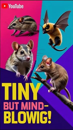 Meet the Smallest Mammals on Earth You’ve Never Heard Of! 🤯🐭 (2025’s Tiniest Animal Facts)