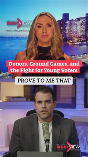 9.2K views · 450 reactions | ️ “You can have a great ground game and a bad candidate — and it won’t matter.” — @Andrew Kolvet Turning Point USA's Andrew Kolvet joins The Right View to discuss the donor disconnect in politics, why flashy ads still win over early investments in field work, and how the GOP’s challenge now is keeping young voters engaged after 2026. #PoliticsPodcast #GroundGame #YouthVote #ElectionStrategy #AndrewKolvet #CharlieKirk | Lara Trump | Facebook