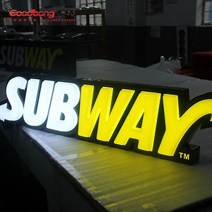 [Hot Item] Custom Metal Frame LED Letters Halo Illuminated Signs