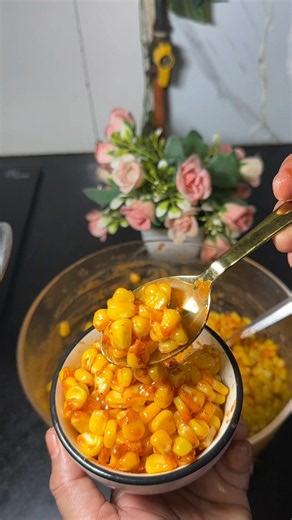 Crispy Creamy Sweet Corn Recipe ❤️ || Ytshorts ||#shabanarasoi