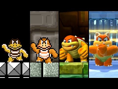 Evolution of Boom Boom in Super Mario Series (1988-2022)