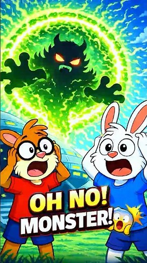 OH NO! Alien Monster Attack 😱 | Honey Bunny Toons Ep 7