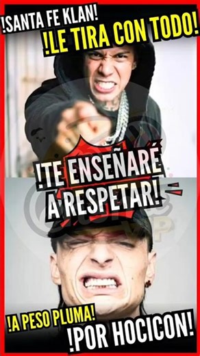 #SantaFeKlan CHALLENGES #featherweight 😱 "Let's go at it like gentlemen and shut your mouth"🤯