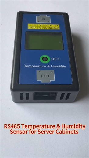 RS485 Temperature &Humidity Sensor for Server Cabinets