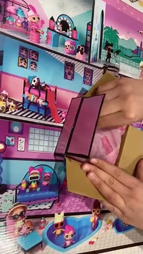 KidsPlay || LOL surprise Doll House Party Pool Swimming Toys LOL House - Part 4