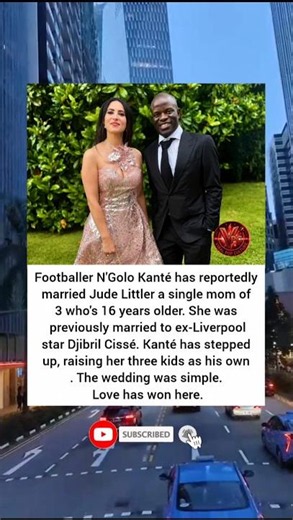N'Golo Kanté's Secret Wedding Revealed! 💍❤️ #Shorts