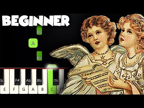 Hark The Herald Angels Sing | BEGINNER PIANO TUTORIAL + SHEET MUSIC by Betacustic