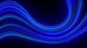 Abstract blue lasers. Computer generated 3d render
