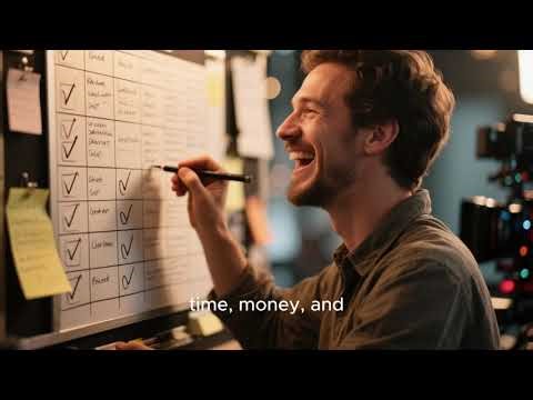 🎬 Hollywood Production Board Template