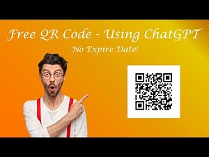 Free QR CODE Generation using ChatGPT - No Expire Date - One click QR Code Generator