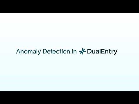 Anomaly Detection in DualEntry — The AI-native ERP