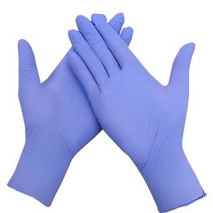 [Hot Item] Purple Disposable Nitrile Exam Gloves, Powder-Free, Single Use Non-Sterile Protective Gloves