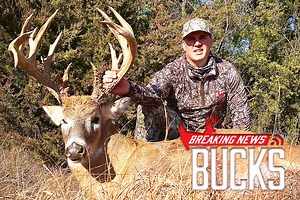 230 5/8-inch Kansas Giant Arrowed Nearly One Year After Hunter Missed Him - North American Whitetail