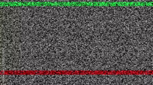 Old Retro TV - Static tv black and white noise caused by bad signal reception. TV snow or noise background. Seamless Glitch VHS for tv analog error effect overlay.