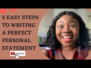 5 Easy Steps to writing a Perfect “Personal Statement” or “Statement of Purpose”/ Must Watch!