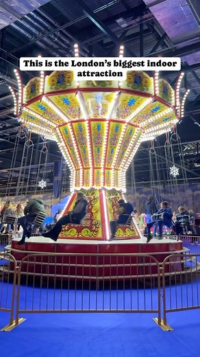 This is London’s biggest indoor attraction! 🎢☃️ If you’re looking to escape the cold this season, check out Kingdom of Winter in Excel for some unique holiday rides and games! Who’s going? 📍 Kingdom of Winter, Excel, London. 🕰️ Available until January 7th. 🎥: @spiral.flyer #london #Londonlocals #londonbucketlist | London Bucket List