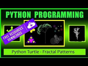 GUI || Creating L-System Fractal Art with Python Turtle || Pycharm 🐢🎨🌿