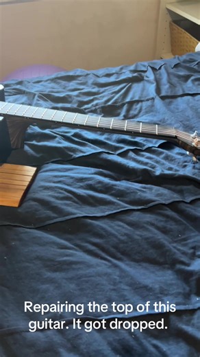 D Gregory Freeman (@valleyguitarrepair)’s video of guitar