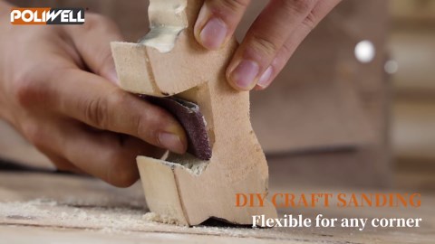 POLIWELL Emery Cloth Roll, 5 Grits Emery Paper Rolls Aluminium Oxide Abrasive Sandpaper, 1” X 20’(6M) Assorted Sanding Multi-Roll 150 240 320 400 600 Grit with Dispenser for Wood Metal Craft Polishing