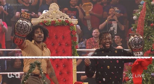 The New Day makes surprise appearance on WWE NXT to challenge current champions to a title match at Deadline