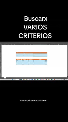 🔴 Buscarx por varios criterios #AplicandoExcel | Aplicando Excel