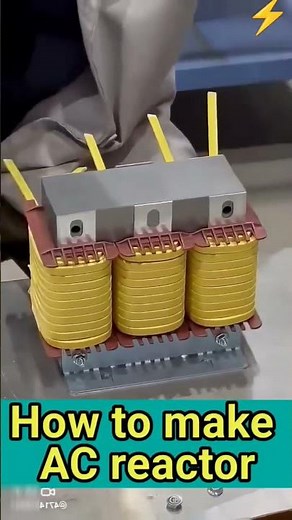 AC Reactor Assembly || how to make AC Reactor #electrical #electrician #electricity