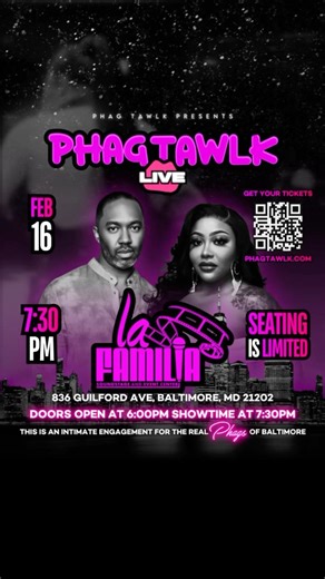 Ts Madison “phag Tawlk live BALTIMORE”