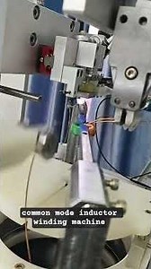Fully automatic common mode inductor winding machine