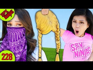 ALIE REVEALS SECRET Identity Underneath Her Wig - Spy Ninjas #228