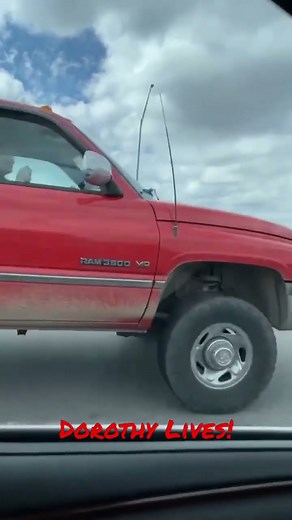 Twister’s Dodge Ram and Dorothy II spotted in Des Moines. #Twister #Twisters