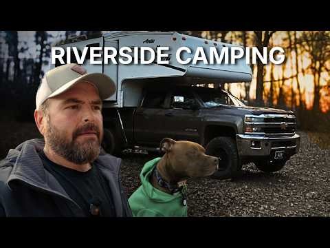 Solo Truck Camping in Minnesota | Quiet Night at a Historic River Crossing