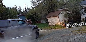 42K views · 348 reactions | Want to move a shed? Try pulling it with a truck, what could go wrong? | The Outhouse | Facebook