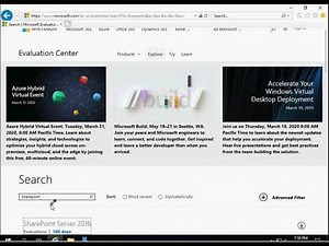 Download Microsoft Sharepoint 2016 Free