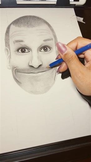 Me getting bored halfway through a drawing…