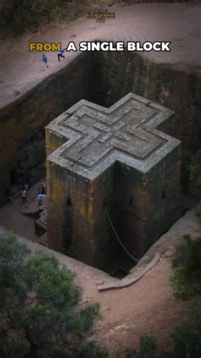 The Church of Saint George, locally known as Bete Giyorgis, is the most iconic of Ethiopia’s rock-hewn churches and one of the most extraordinary architectural achievements in human history. Created in the late 12th to early 13th century during the reign of King Lalibela, the church was not constructed in the conventional sense. Instead, it was carved entirely from a single block of volcanic rock using a strictly subtractive, top-down process. Seen from above, the church reveals a perfectly prop