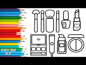 Let's Learn How to Draw a Makeup Box (Step-by-Step) | Drawing for Kids