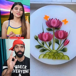 3.4M views · 119K reactions | Best Food Designer in the World  Amazing art | Aakansha Tyagi | Facebook
