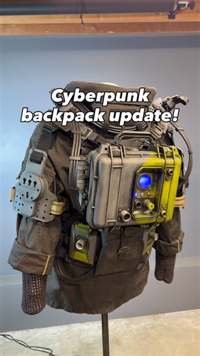 Evan Ohl | Sharing some progress on my custom cyberpunk pelican case backpack project! What do you think of the build so far? I kitbashed the pelican... | Instagram