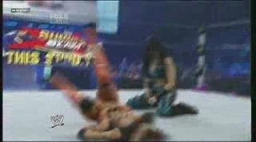 WWE Smackdown 08/21/09 Melina Maria VS Natalya Layla