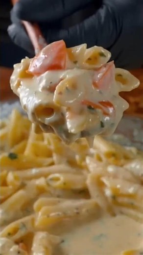 Creamy White Sauce Pasta Recipe | Easy & Delicious Penne Pasta #cheesecake