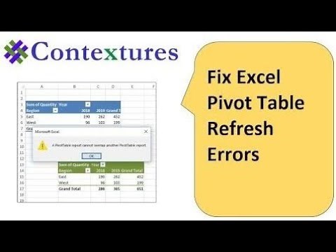 How to fix Pivot Table refresh Data Problem in Excel #tipsandtricks #execl #pivottable