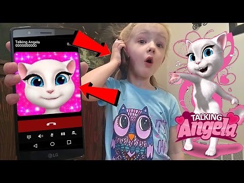 Talking Angela Called Me and I Answered *OMG* Calling on Android Kids Game Gone Wrong