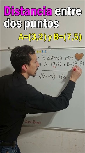 🧠 How to Calculate the Distance Between Two Points | Formula and Example #mathematics #analyticge...