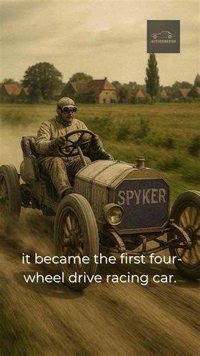 1903: The First Four-Wheel Drive Car Ever Built 🚗⚙️