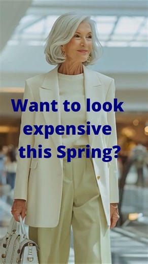 How to Look Expensive Over 50: The Sage & Cream Combo 🌿#Over50Style