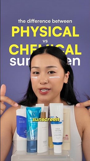 what's the difference between PHYSICAL + CHEMICAL sunscreen!?