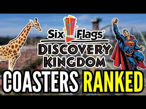 Top 10 Roller Coasters at Six Flags Discovery Kingdom!