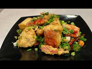 King crab legs salt and pepper style 椒鹽皇帝蟹