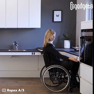 53K views · 17K reactions | This adjustable kitchen is friendly to wheelchair users. | GIGadgets | Facebook